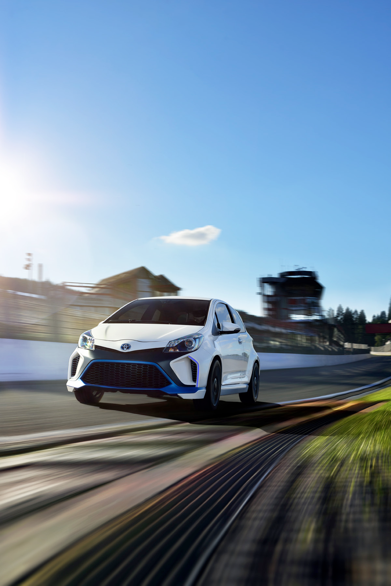 Illustration for article titled Yaris Hybrid-R Concept Full Reveal
